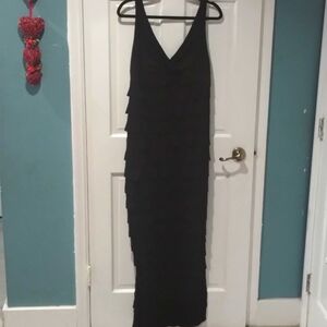 I. N. STUDIO BLACK MAXI DRESS